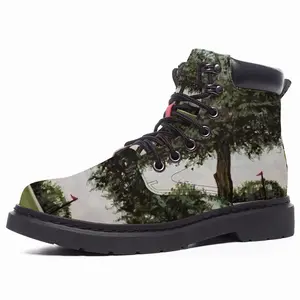 Men Golf Course Tree Mid Top Boots