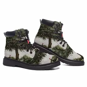 Men Golf Course Tree Mid Top Boots