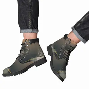 Men The Sailboats Mid Top Boots