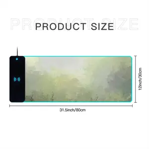 Mist On The Shore Keyboard Mouse Pad (Wireless Charging)