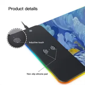 Irises Keyboard Mouse Pad (Wireless Charging)