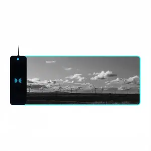 Far North Wind Turbine Keyboard Mouse Pad (Wireless Charging)