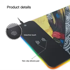 Masai Warriors Ii Keyboard Mouse Pad (Wireless Charging)