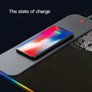 Rainbow Dust Keyboard Mouse Pad (Wireless Charging)