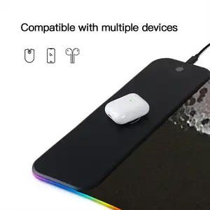 Rainbow Dust Keyboard Mouse Pad (Wireless Charging)