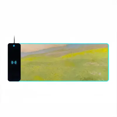 Flower Field Keyboard Mouse Pad (Wireless Charging)