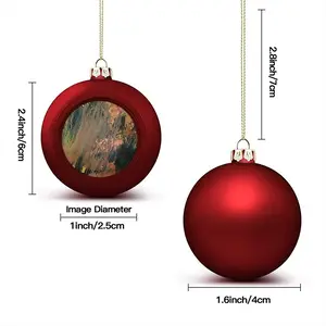 Bronze Abstraction Christmas Ball (Small)