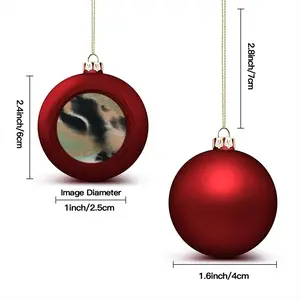 Bronze Animal Eye Christmas Ball (Small)