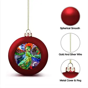 Frida Green Christmas Ball (Small)