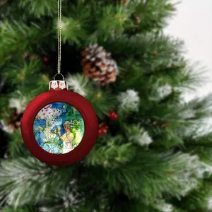 Boy With Bird Christmas Ball (Small)