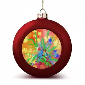 Digital Flowers Christmas Ball (Small)