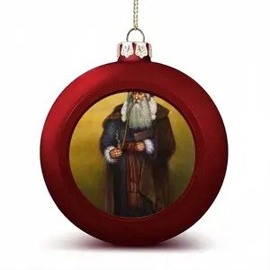 Rabbi From Old Krakow Christmas Ball (Small)