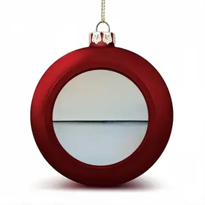 Charcoal White No 1 Series 4 Christmas Ball (Small)