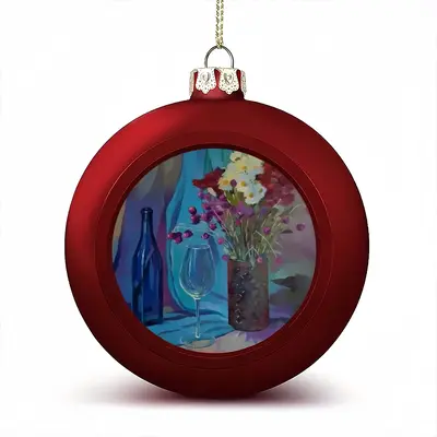 Evening Flowers Christmas Ball (Small)