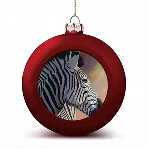 Dreamy Zebra Christmas Ball (Small)