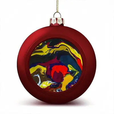 Running In Paint Christmas Ball (Small)