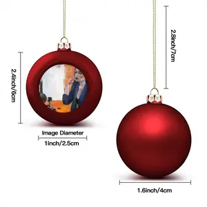 What Is The Woman Thinking Christmas Ball (Small)