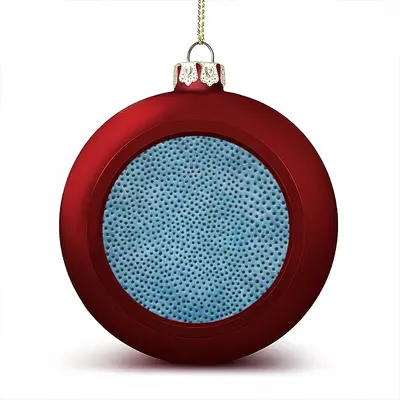 Holes Blue Christmas Ball (Small)