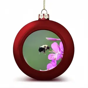 Bee Full Of Pollen Christmas Ball (Small)