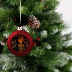 A Candle Burned Christmas Ball (Small)