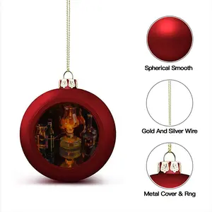 A Candle Burned Christmas Ball (Small)