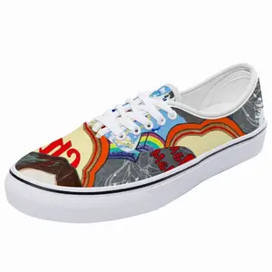 Men Chupa Chups - Blue Yellow Orange Low Top Shoes (Foam)