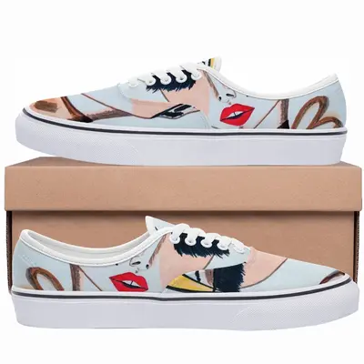 Men Fashion Girl - Watercolor Markers Fashion Girl Style Fashion Girl Blogger Influencer Low Top Shoes (Foam)