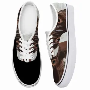 Men Bull - Red Bull Taurus Animals Buffalo Wild Low Top Shoes (Foam)