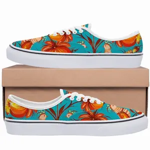 Men Tree Of Life On Blue Background Low Top Shoes (Foam)