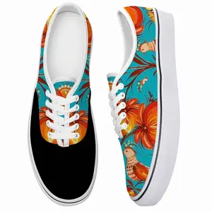 Men Tree Of Life On Blue Background Low Top Shoes (Foam)