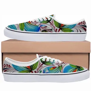 Men Blue Sky Flower Low Top Shoes (Foam)