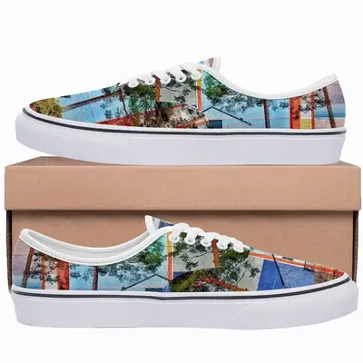 Men Stained Glass Low Top Shoes (Foam)