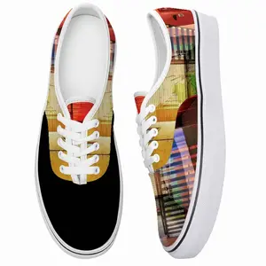 Men Red & Yellow Low Top Shoes (Foam)