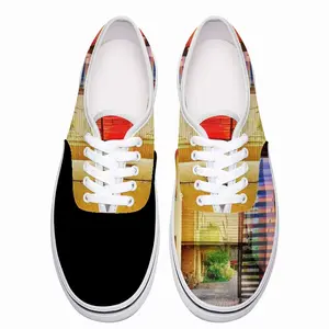 Men Red & Yellow Low Top Shoes (Foam)