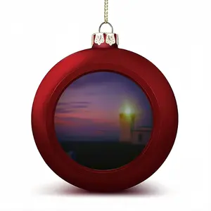 Colourful Evening From Duncansby Lighthouse Christmas Ball (Small)