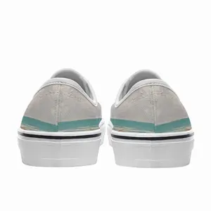 Men Sailboat On Miami Beach Low Top Shoes (Foam)