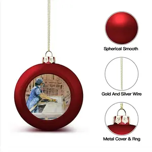 Daily Toils For Timber Christmas Ball (Small)