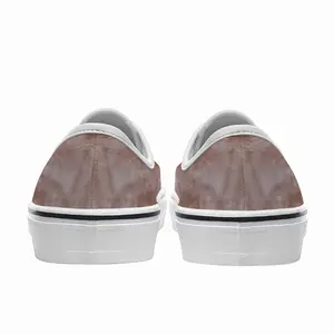 Men Red Trees Landscape Low Top Shoes (Foam)