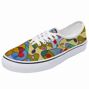 Men Colour Pattern Low Top Shoes (Foam)