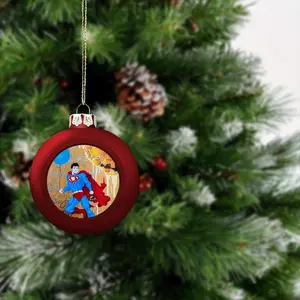 Winnieman - Superman Gold Honey Christmas Ball (Small)