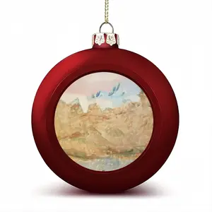 Gold Station Christmas Ball (Small)