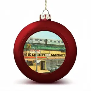 Supermarket New York City Christmas Ball (Small)