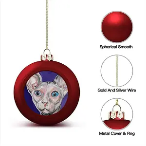 Bald Cat Christmas Ball (Small)