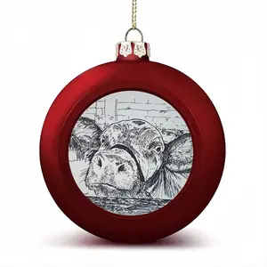 Kilroy Cow Christmas Ball (Small)