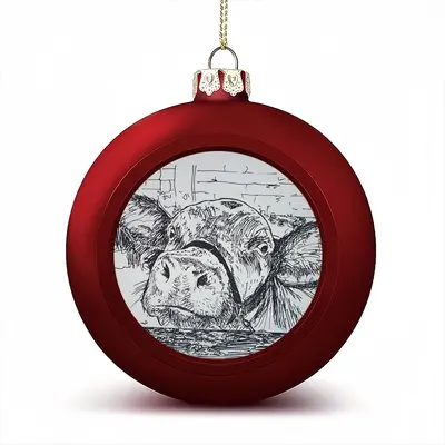 Kilroy Cow Christmas Ball (Small)