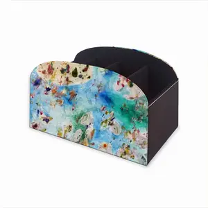 Islands #6 Remote Control Storage Box (Leather)