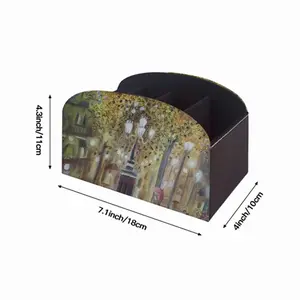 Barcelona On A Rainy Night Remote Control Storage Box (Leather)