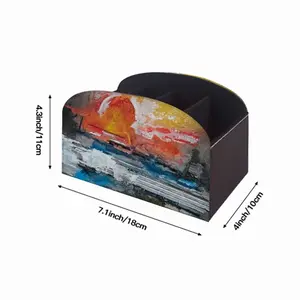 Sunset Remote Control Storage Box (Leather)