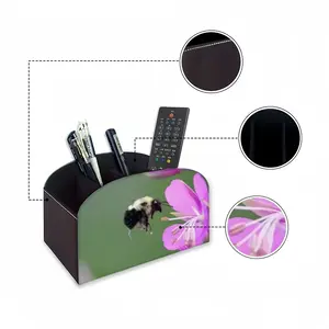 Bee Full Of Pollen Remote Control Storage Box (Leather)