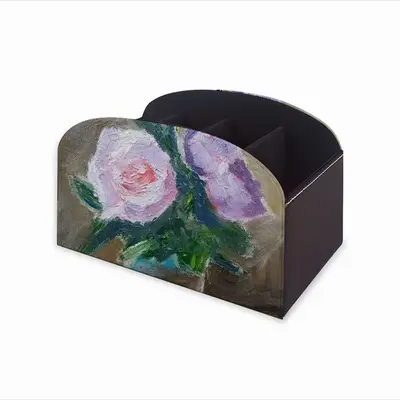 Rose Remote Control Storage Box (Leather)